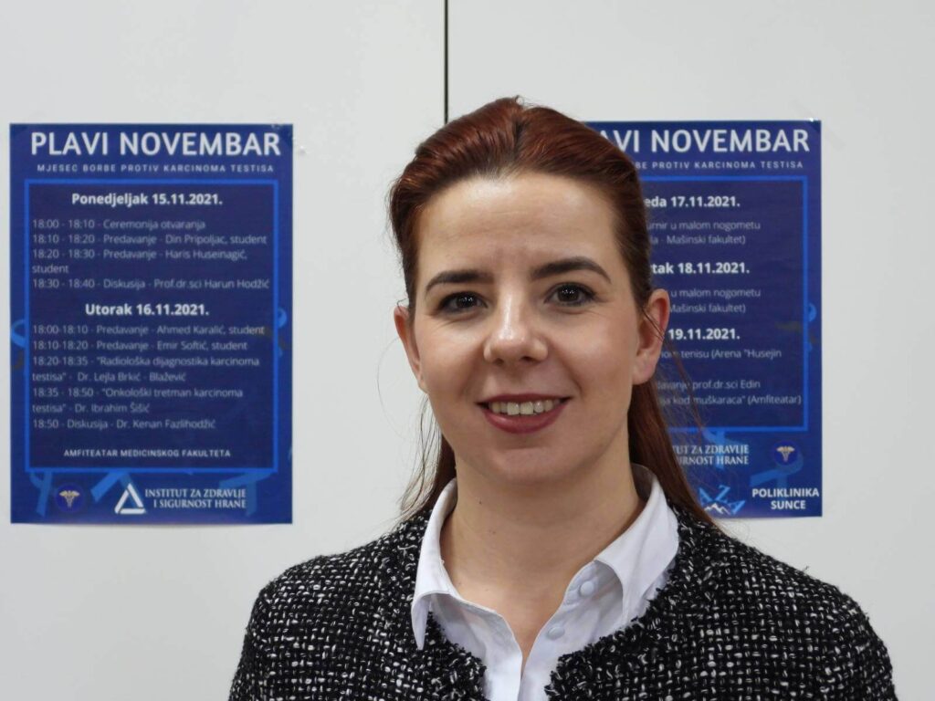 Dr. spec. Elma Kuduzović, rukovoditeljica Odjeljenja za promociju zdravlja u INZ-u