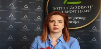 Dr. Elma Kuduzović, rukovoditeljica Odjeljenja za promociju zdravlja u INZ