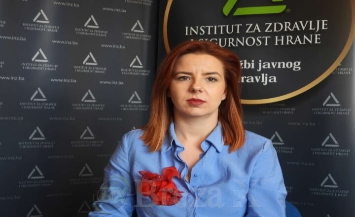 Dr. Elma Kuduzović, rukovoditeljica Odjeljenja za promociju zdravlja u INZ