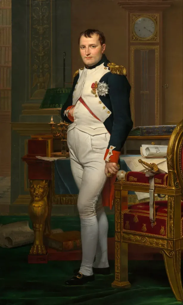 Napoleon Bonaparte, Jacques-Louis David. Foto: Wikimedia Commons // Public Domain