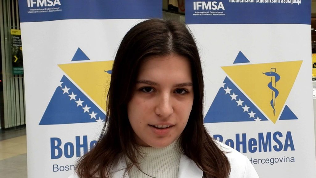 Studentica Medicinskog fakulteta UNZE Amina Smailović