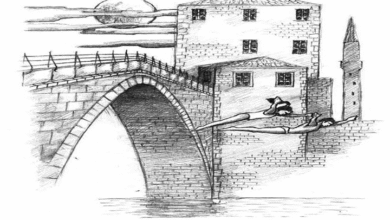 Most u Mostaru / Foto ilustracija Sanel Botić