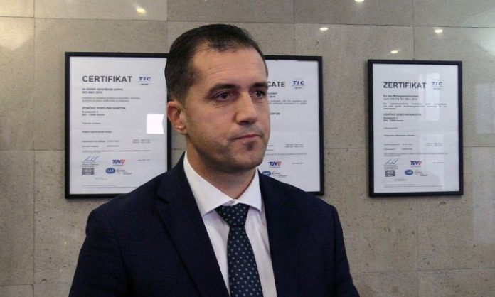 Ministar unutrašnjih poslova ZDK Emir Vračo