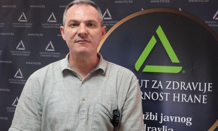 dr. Alis Kozica, načelnik Službe za epidemiologiju i higijenu u Institutu za zdravlje i sigurnost hrane (INZ) Zenica