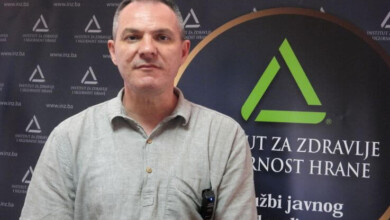 dr. Alis Kozica, načelnik Službe za epidemiologiju i higijenu u Institutu za zdravlje i sigurnost hrane (INZ) Zenica