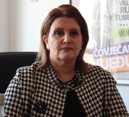 dr. Selvedina Sarajlić - Spahić, načelnica Službe za promociju zdravlja i kvalitet u zdravstvu u INZ